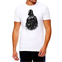 Men's Unisex Tee T shirt Hot Stamping Graphic Prints Plus Size Print Short Sleeve Casual Tops Cotton Basic Fashion Designer Big and Tall White Lightinthebox - thumbnail