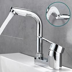 Bathroom Sink Faucet - Centerset Electroplated Centerset Single Handle One HoleBath Taps Lightinthebox