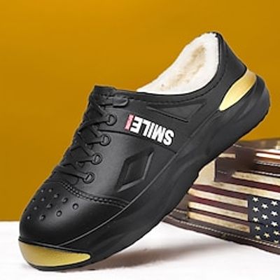Men's Women Loafers Slip-Ons Casual Shoes Winter Shoes Fleece lined Walking Casual Daily PU Warm Loafer Black White Khaki Fall Winter Lightinthebox Men's Women Loafers Slip-Ons Casual Shoes Winter Shoes Fleece lined Walking Casual Daily PU Warm Loafer Black White Khaki Fall Winter Lightinthebox