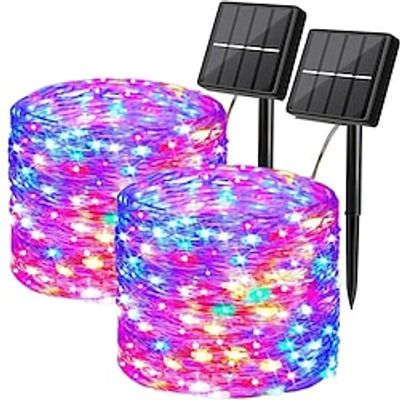 Copper Wire Solar String Light, Fairy Lights, 8 Modes, Waterproof For Christmas Decorative Outdoor Wedding Party 1pc miniinthebox