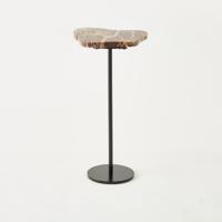 Marble Top Accent Table - 27x24x54 cms