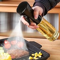 1pc, Baking Oil Sprayer Bottle, Cooking Oil Dispenser, 200ML/300Ml PET Material Oil Sprayer, Air Fryer Spray Bottle,Kitchen Baking Supplies,Canola Oil Sprayer, Salad, Making, Baking, Frying, Grilling, miniinthebox - thumbnail