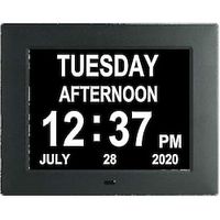 Digital Dementia Clock Calendar Clock Day Date Clock Large Display Large Clear Unabbreviated Time And Date Valentine's Day for Him Lightinthebox - thumbnail
