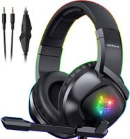 Onikuma K19 3.5mm Wired Gaming Headset, Black
