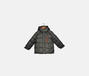 Toddler Boys Puffer Jacket  Grey/Charcoal