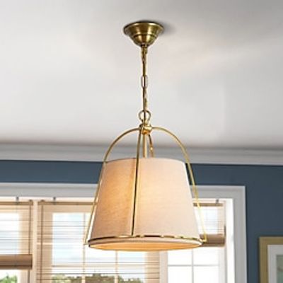 LED Chandeliers 4 light 3545cm Nordic Pendant Lights Metal Fabric Living Dinning Kitchen Hanging Lamp Modern Chandelier Lighting Bedroom Lamp Chain 60cm Adjustable 110-240V Lightinthebox