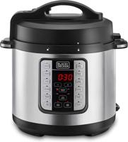 BLACK+DECKER 1000W 6L Electric Pressure Cooker 7in1 PCP1000-B5