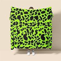 leopard print Pattern Super Soft Throw Blanket Sherpa Blanket Novelty Flannel Warm 3D Printed All Seasons Room Decor Gifts Big Blanket Lightinthebox - thumbnail