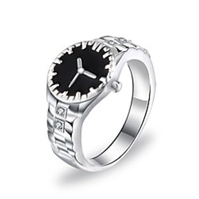 Ring Classic Silver Alloy Stylish Simple 1pc 7 8 9 10 Lightinthebox