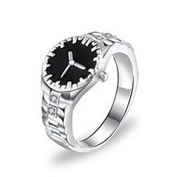 Ring Classic Silver Alloy Stylish Simple 1pc 7 8 9 10 Lightinthebox - thumbnail