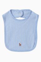 Striped Bib in Cotton Mesh Striped Bib in Cotton Mesh