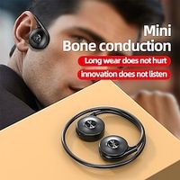 Wireless Bluetooth-compatible Earphone Bone Conduction Stereo Noise-canceling Dual Microphones Headset for Xiaomi Huawei Lightinthebox - thumbnail