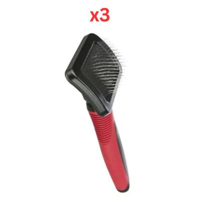 Trixie Soft Brush Plastic-Metal Bristles 12X16cm (Pack of 3) Trixie Soft Brush Plastic-Metal Bristles 12X16cm (Pack of 3)