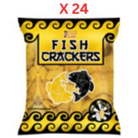 Chick Boy Fish Crackers Salt & Vinegar, 100 Gm Pack Of 24 (UAE Delivery Only)