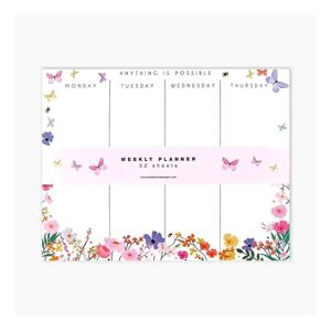 Belly Button Meadow Field Weekly Planner (52 Sheets)