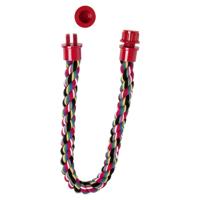 Flamingo Twister Perch Cotton Bird Bar - Large