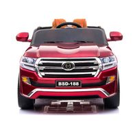 Megastar Ride On Platinum 12 V Toyota Land Cruiser Style - Red (UAE Delivery Only)