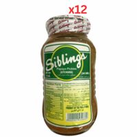 Siblings Papaya Pickles 340Gm Atchara Pack Of 12 (UAE Delivery Only)