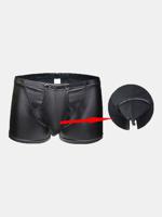 Button Opening Crotch Boxers - thumbnail