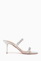 Heaven 75 Mule Sandals in Crystal Plexi - thumbnail