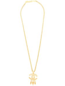 Chanel Pre-Owned chain pendant necklace - GOLD