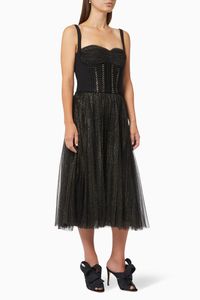 Lace Dress with Bustier