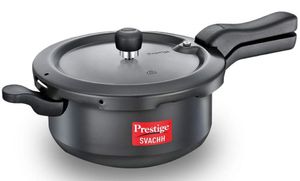 Prestige Svachh Pressure Cooker with Hard Anodized Body 3.5L Black -MPD20225