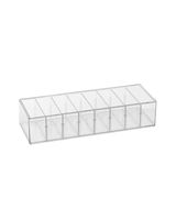 Homesmiths Storage Bin with Divider & Lid 26.6 x 9 x 58 cm
