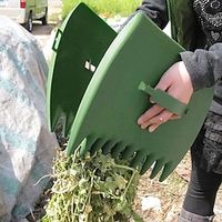 2pcs Yellow Large Garden And Yard Leaf Scoops, Plastic Scoop Grass, Hand Leaf Rakes, Leaf Collector For Garden Rubbish Great Tool miniinthebox - thumbnail