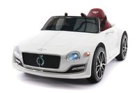 Megastar Licensed Ride On 12 V Exp 12 Bentley Electric Sports Car With Open Doors - White (UAE Delivery Only)