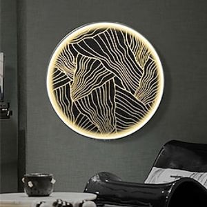 Led Painting Indoor Creative Modern Nordic Style Indoor Wall Lights Bedroom Dining Room Metal Wall Light IP20 110-120V 220-240V Lightinthebox