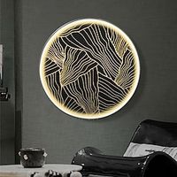 Led Painting Indoor Creative Modern Nordic Style Indoor Wall Lights Bedroom Dining Room Metal Wall Light IP20 110-120V 220-240V Lightinthebox - thumbnail