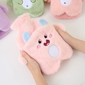 Pvc Water Filled Cartoon Plush Hot Water Bag For Students Cute Explosion-Proof Warm Hand Bag Detachable And Washable Warm Feet Water Filling Warm Water Bag miniinthebox