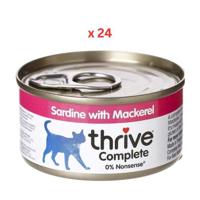 Thrive Complete Cat Sardine With Mackerel In Gravy-24X75gm