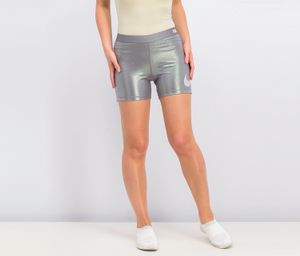 Womens Pro 3 Compression Shorts  Metallic Silver