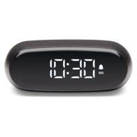 Lexon Minut Mini Alarm Clock-Gun Metal