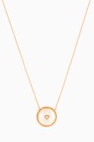 Heart Deera Mother of Pearl Necklace in 18kt Rose Gold Heart Deera Mother of Pearl Necklace in 18kt Rose Gold