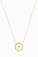 Heart Deera Mother of Pearl Necklace in 18kt Rose Gold - thumbnail