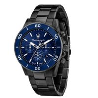 Maserati Competizione 43Mm Chr Blue Dial Br D.Gun Men'S Watch