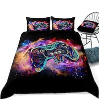 Game Duvet Cover Bedding Sets Comforter Cover with 1 Duvet Cover or Coverlet,1Sheet,2 Pillowcases for Double/Queen/King(1 Pillowcase for Twin/Single) miniinthebox - thumbnail