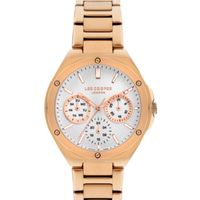 Lee Cooper Women's Multi Function Display Watch & Metal Strap, Rose Gold - LC07844.430
