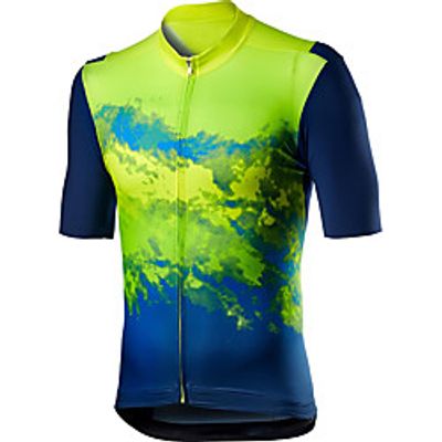 21Grams Men's Short Sleeve Cycling Jersey Summer Spandex Polyester Grey Orange Green Patchwork Bike Jersey Top Mountain Bike MTB Road Bike Cycling Quick Dry Moisture Wicking Breathable Sports Lightinthebox