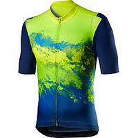 21Grams Men's Short Sleeve Cycling Jersey Summer Spandex Polyester Grey Orange Green Patchwork Bike Jersey Top Mountain Bike MTB Road Bike Cycling Quick Dry Moisture Wicking Breathable Sports Lightinthebox - thumbnail