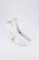 Womens Eskiva Hi Evo Shoes White/Gold Womens Eskiva Hi Evo Shoes White/Gold