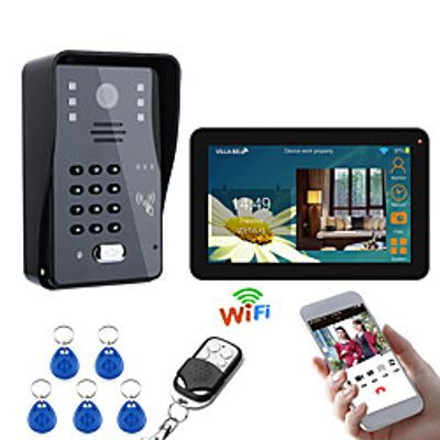 MOUNTAINONE SY908MJK11 - SY908.909MJK12 Wired / Wired  Wireless Photographed / Multifamily video doorbell / Camera 9 inch Ding dong 1204600 Pixel One to One video doorphone miniinthebox