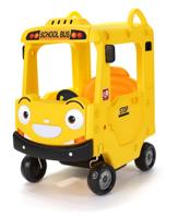 Megastar Ride On Yaya School Bus Push With Open Rooftop - Yellow (UAE Delivery Only)