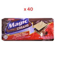 Jack N Jill Magic Cream Cracker Sandwich (10X28G) Chocolate 280Gm Pack Of 40 (UAE Delivery Only)