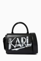 K/Ikon Mini Art Deco Bag in Leather - thumbnail