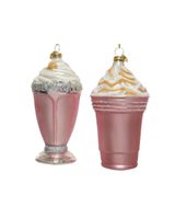 Homesmiths Christmas Cup Glass Sequins Glitter Ice Cream Blush Pink Assorted 1 Piece Homesmiths Christmas Cup Glass Sequins Glitter Ice Cream Blush Pink Assorted 1 Piece
