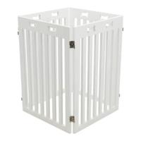 Trixie White Wooden 4Part Barrier For Dogs 75Cm